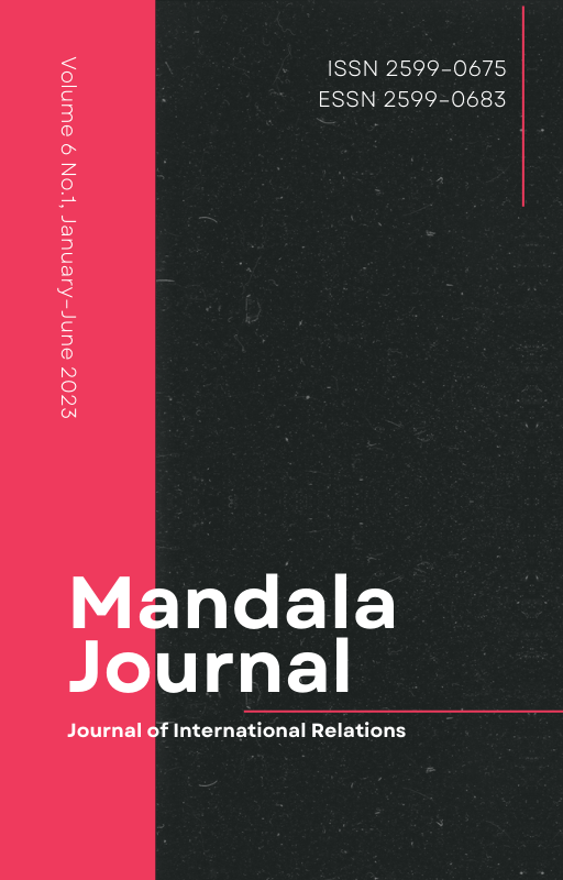 					View Vol. 6 No. 1 (2023): Mandala: Jurnal Ilmu Hubungan Internasional
				