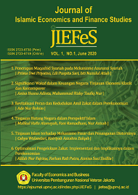 					View Vol. 1 No. 1 (2020): JIEFeS, June 2020
				