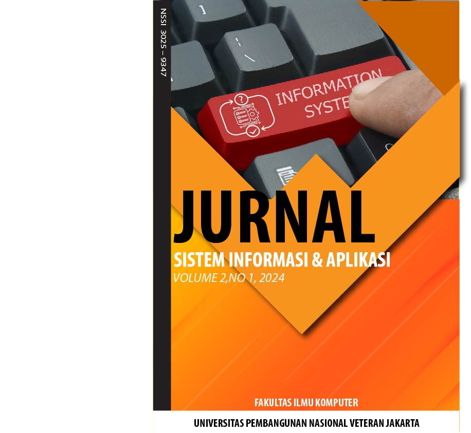 					Lihat Vol 2 No 1 (2024): Jurnal Sistem Informasi dan Aplikasi
				